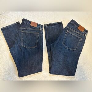 GAP 1969 Men's Dark Blue Kaihara Japanese Selvedge Denim, Size Slim 32x30